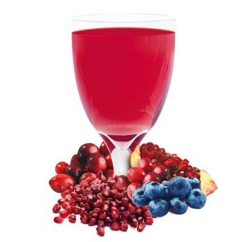 Blueberry and Cran-Granata Flavoured Drink Mix